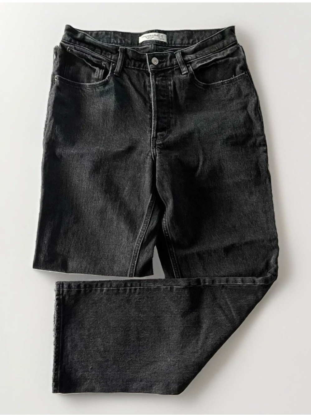 Abercrombie & Fitch Jeans The 90s
Baggy Low Rise Black 28/6R
Women's Distressed